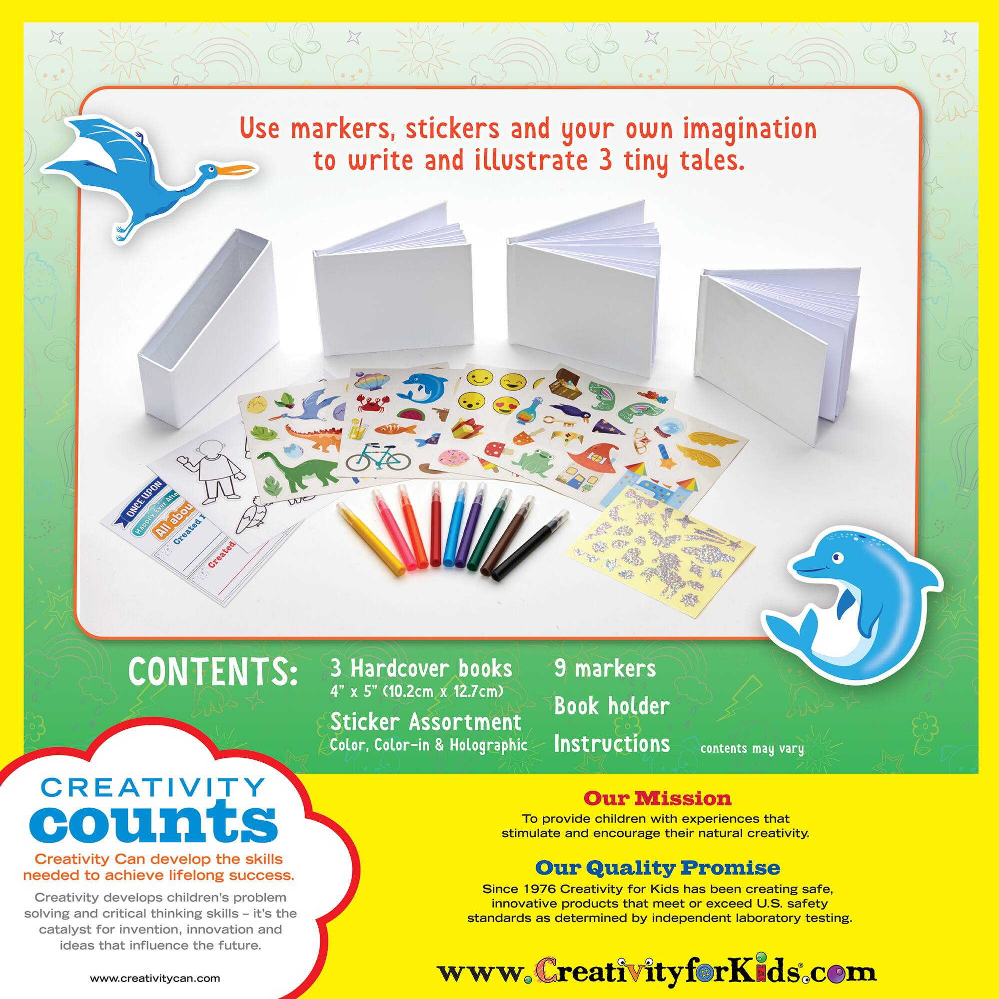 Creativity for Kids Create Your Own 3 Little Books Kit